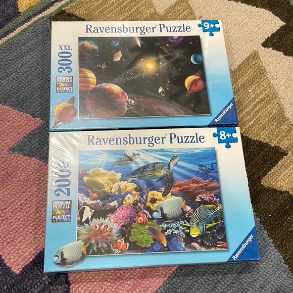 Ravensburger Puzzle lot - NEW solar system and under the sea - Picture 1 of 2